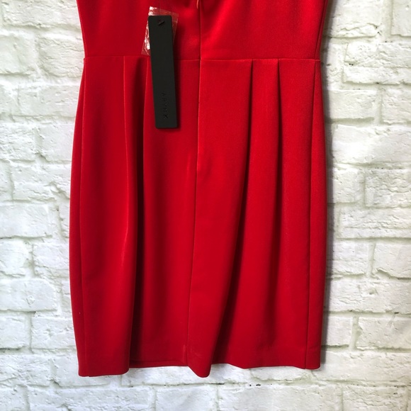 NWT Aryn K cutout red dress - size XS - Picture 8 of 16